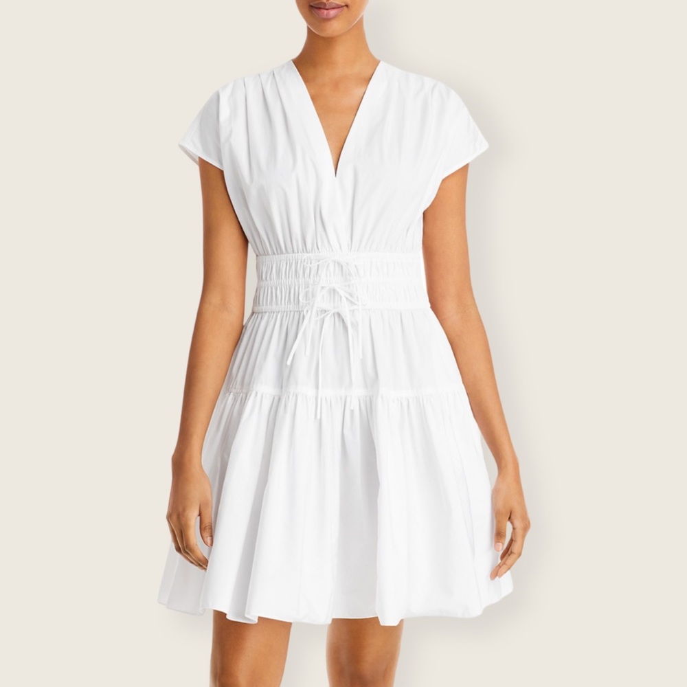 NWOT | Derek Lam | Tora Cotton Mini Dress | White | Size 2